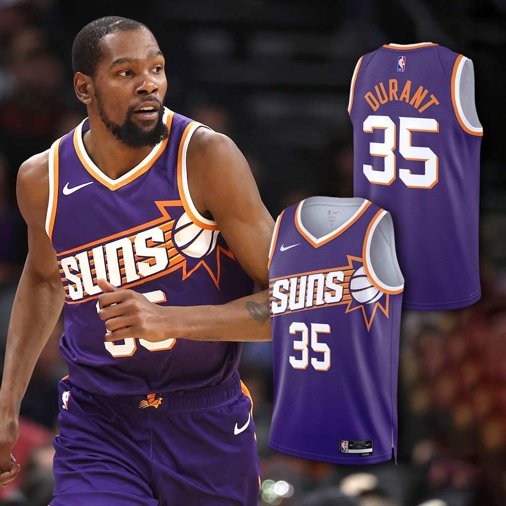 Nike 球衣 Phoenix Suns NBA 鳳凰城太陽隊 KD 籃球【ACS】 DV4855-570