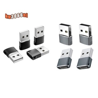 SAMSUNG 4 件裝 USB C 母頭轉 USB 公頭適配器,C 型充電器電纜電源轉換器,適用於三星 iPhone