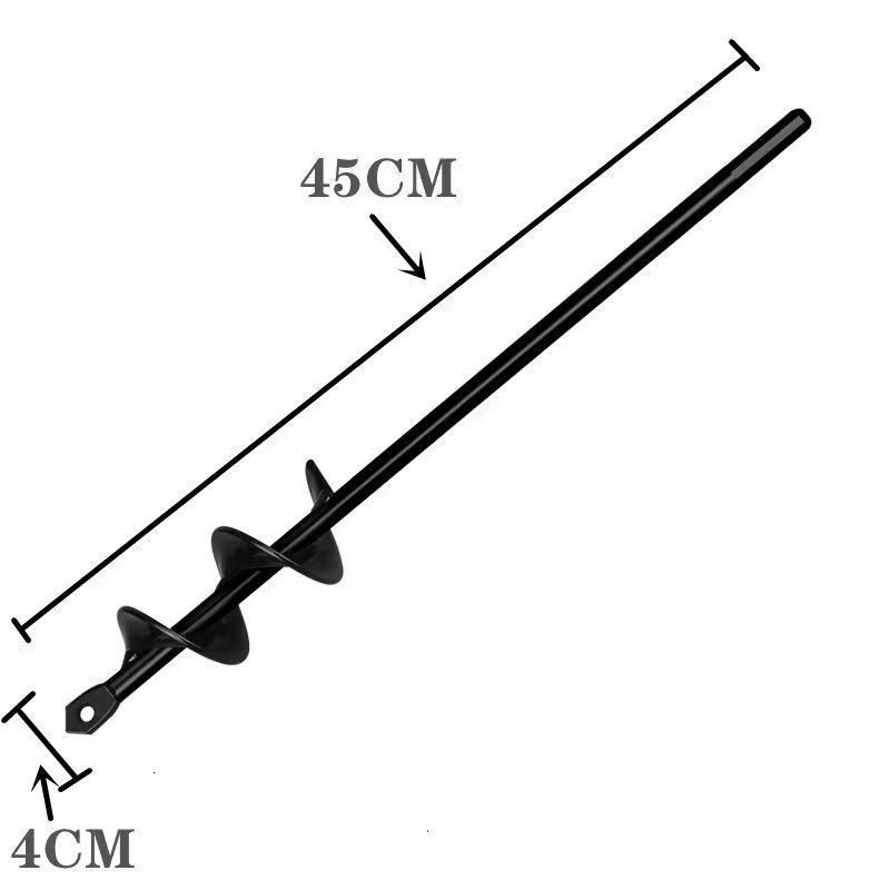 ★地鑽鑽頭★現貨 種花種草種菜 地鑽  鑽頭  螺旋 葉片充 電鑽 手 電鑽 園林綠化鬆土施肥 鑽頭