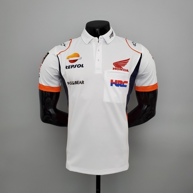 HONDA 本田 Repsol Moto GP T 恤 polo 衫滌綸速乾材料歐洲尺碼