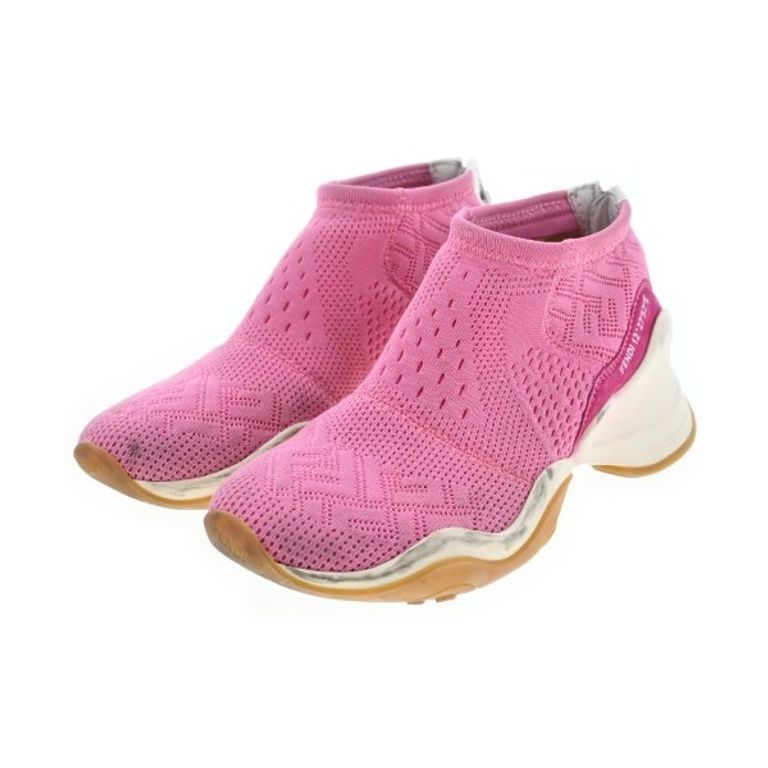 FENDI 芬迪 PINK休閒鞋 球鞋24.5cm 粉色 女裝 日本直送 二手