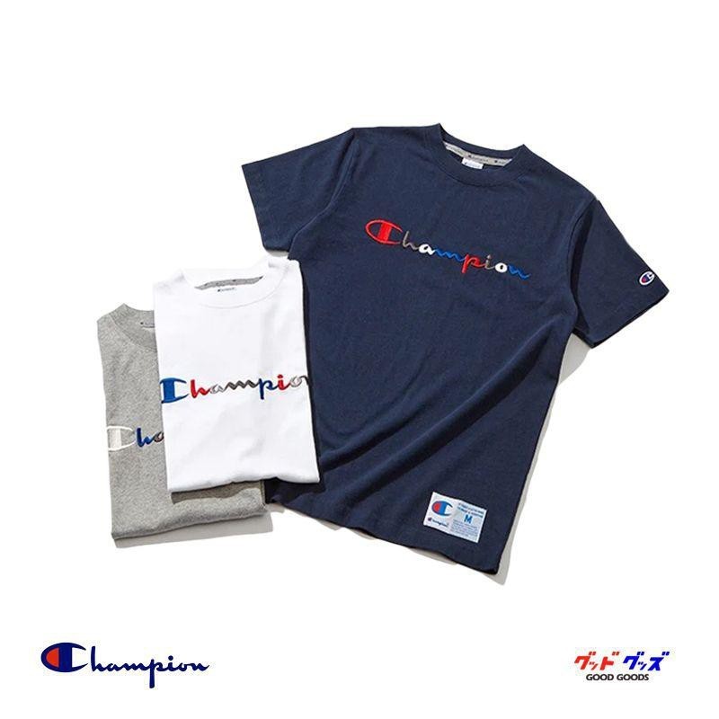 [九月。] Champion Rainbow Logo T 恤 T 恤(日本)XS-3XL