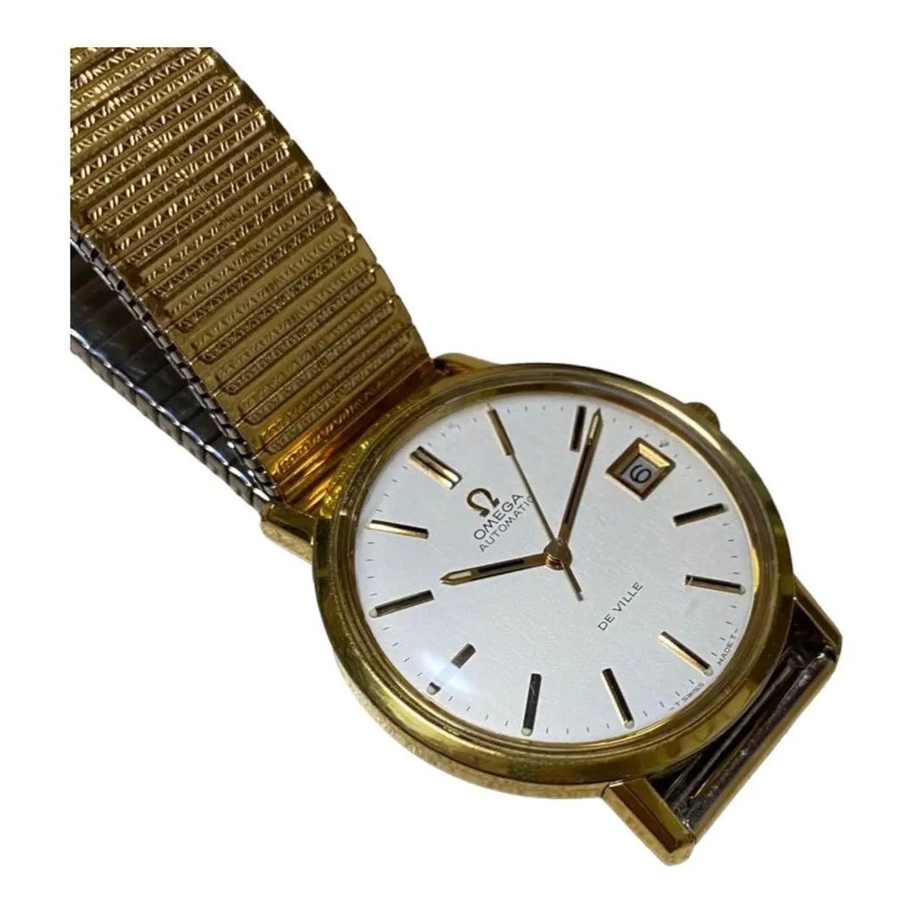 OMEGA 歐米茄 手錶 DE VILLE 金色 自動上鍊 日本直送 二手