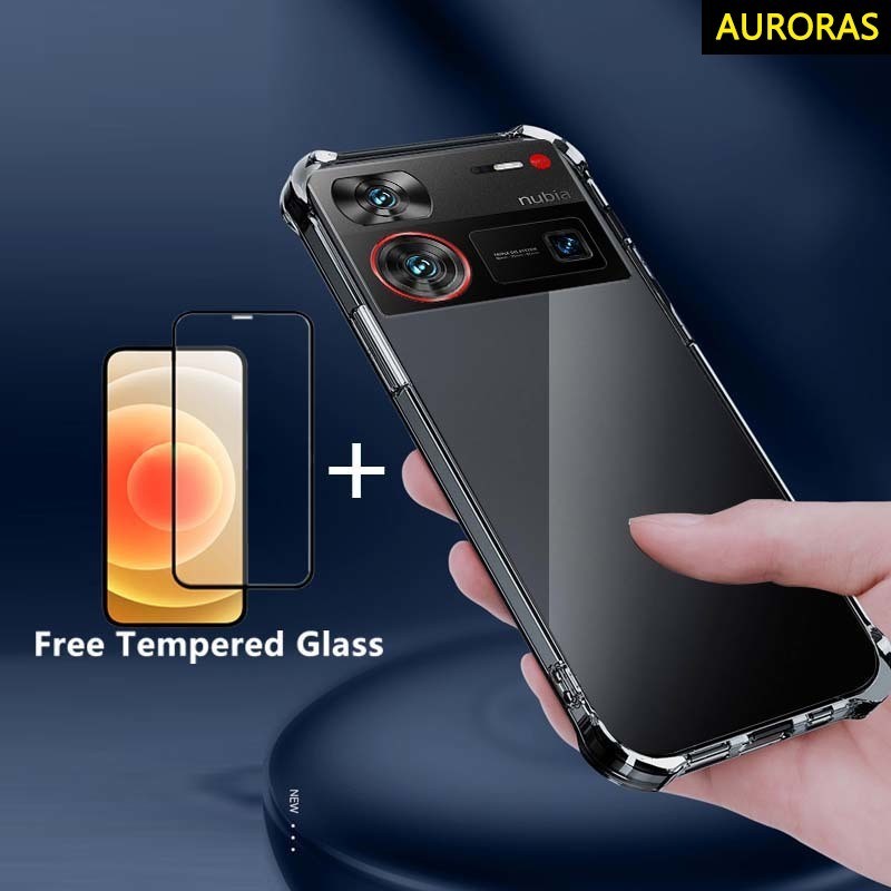 ZTE NUBIA 適用於中興努比亞 Z60 Ultra Z50S Pro Z50 手機殼外殼軟蓋 + 免費鋼化玻璃屏幕