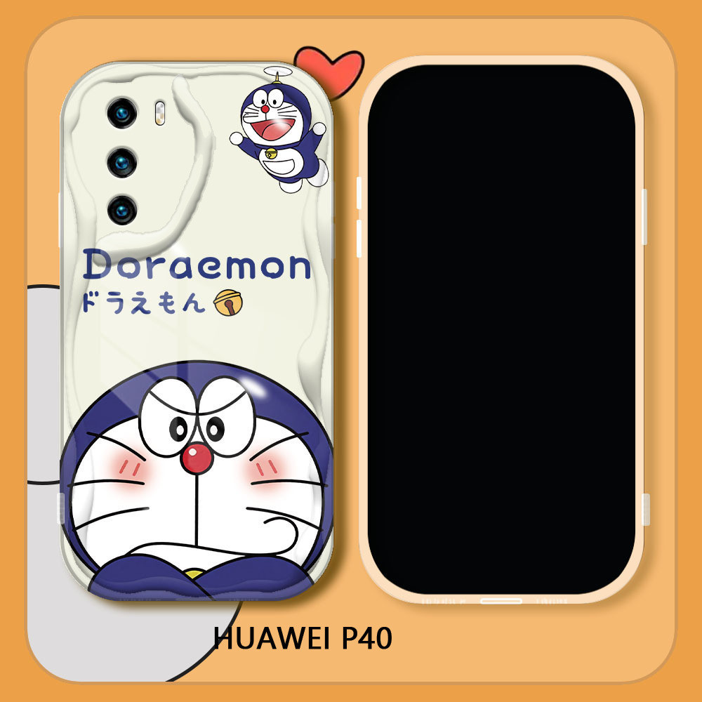 哆啦夢 適用於華為 P40 Lite 5G P30 Pro Mate 40 Pro Mate 30 Pro 外殼可愛卡通