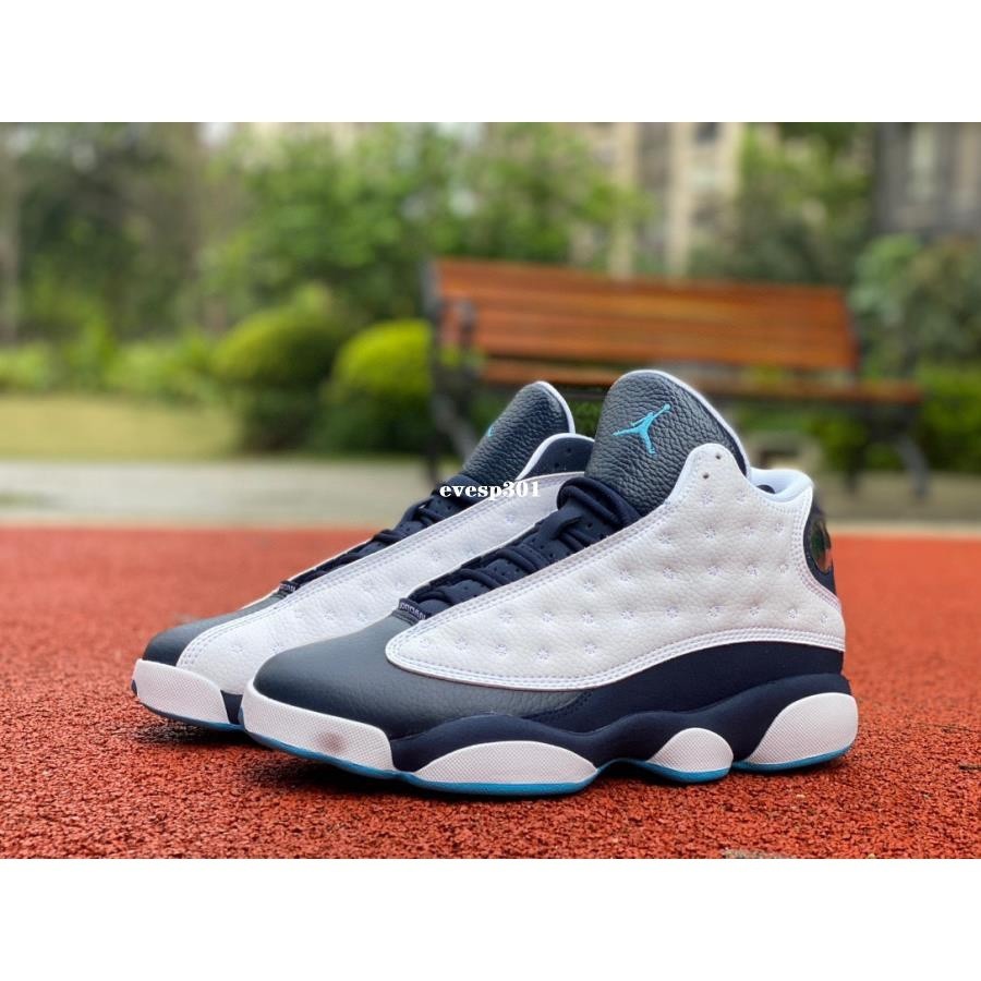 特價 Air Jordan 13 Obsidian AJ13 黑曜石 白藍 實戰 運動 籃球鞋414571-144