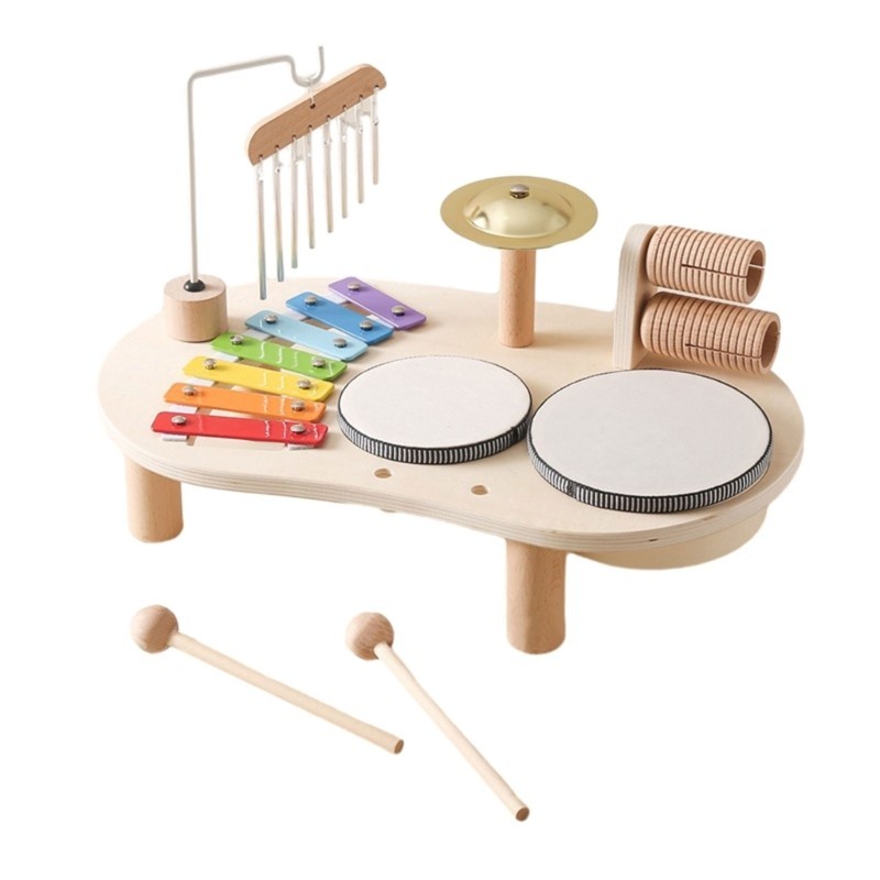 Love* 嬰兒音樂玩具木琴打擊樂器奧爾夫打擊樂器木製玩具兒童早教耐用