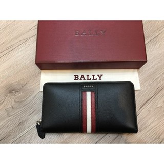 Bally 防刮皮撞色雙長夾 PZEW