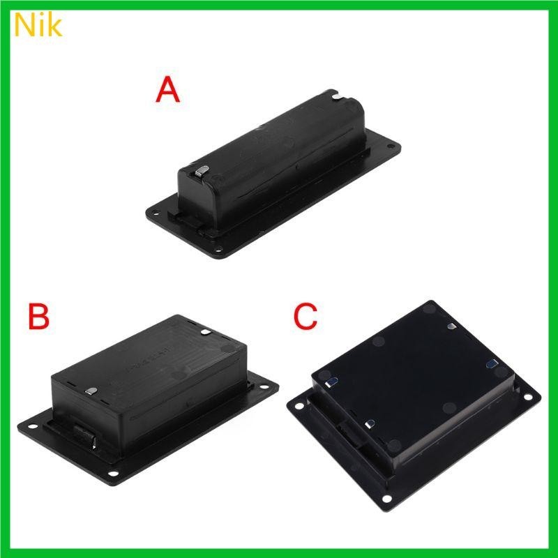 Nik 塑料 18650 電池收納盒,適用於 1 2 3 槽方式 DIY 電池夾座容器,適用於 18650 電池盒