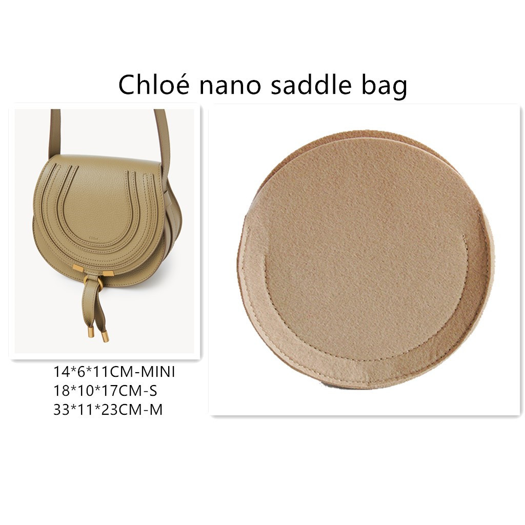 Marcie NANO SADDLE Bag 配件插入毛氈收納袋收納袋手提袋內襯內袋 ND305