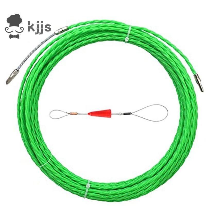 1 套魚帶電纜拉拔器套件 4.5Mm PET 電纜拉拔器 10M 33Ft 穿牆導線裝置穿線器聚酯