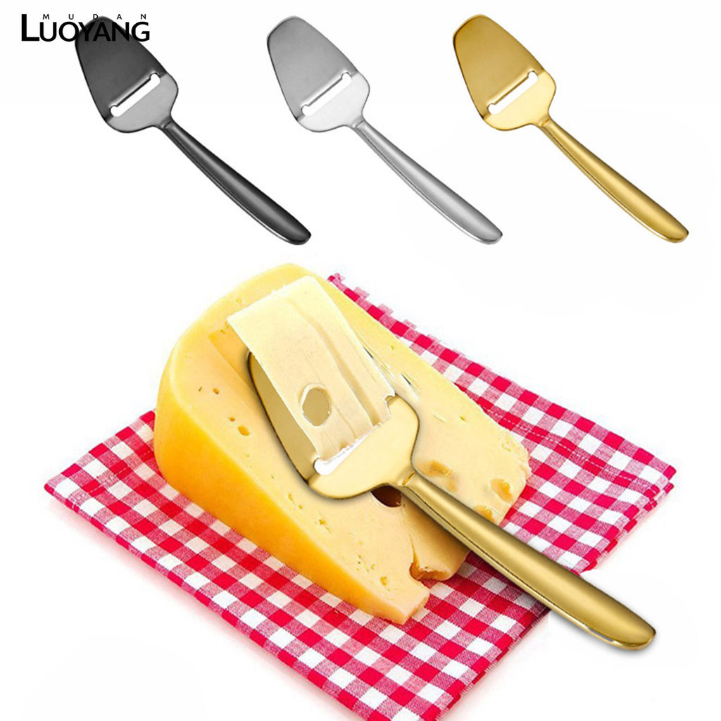 洛陽牡丹 西餐烘培麵包黃油刀不鏽鋼芝士刮片刀奶酪刨刀多功能尖刀牛油方刀