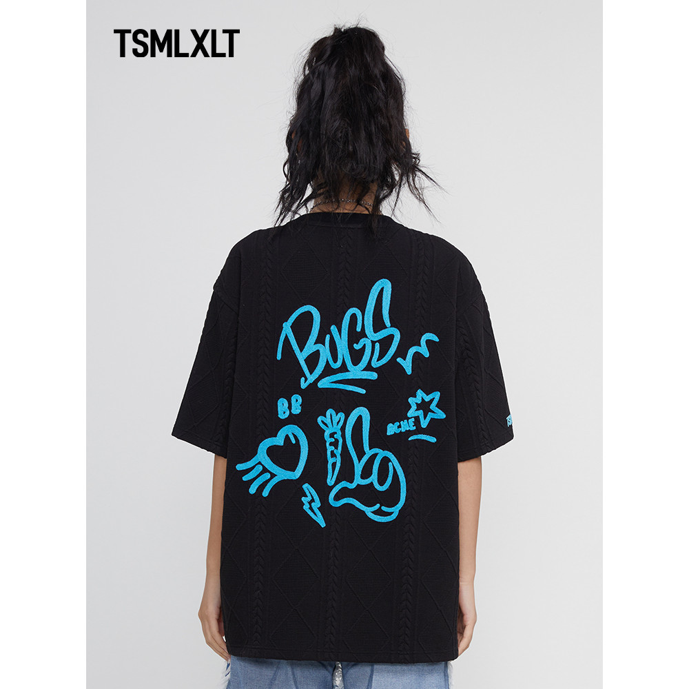 TSMLXLT 樂一通系列短袖T恤時尚潮流百搭男女同款0313