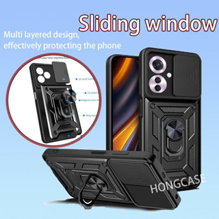 Oppo Reno11 F 5G Reno11F Reno 11F 2024手機殼推拉窗護甲環支架防震推拉相機保護後蓋外