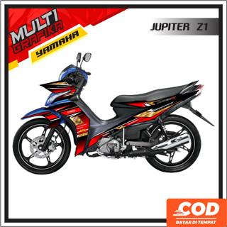山葉 YAMAHA JUPITER Z1 A 系列摩托車貼花條紋貼紙高階定製貼花與多 Stic 變體圖案
