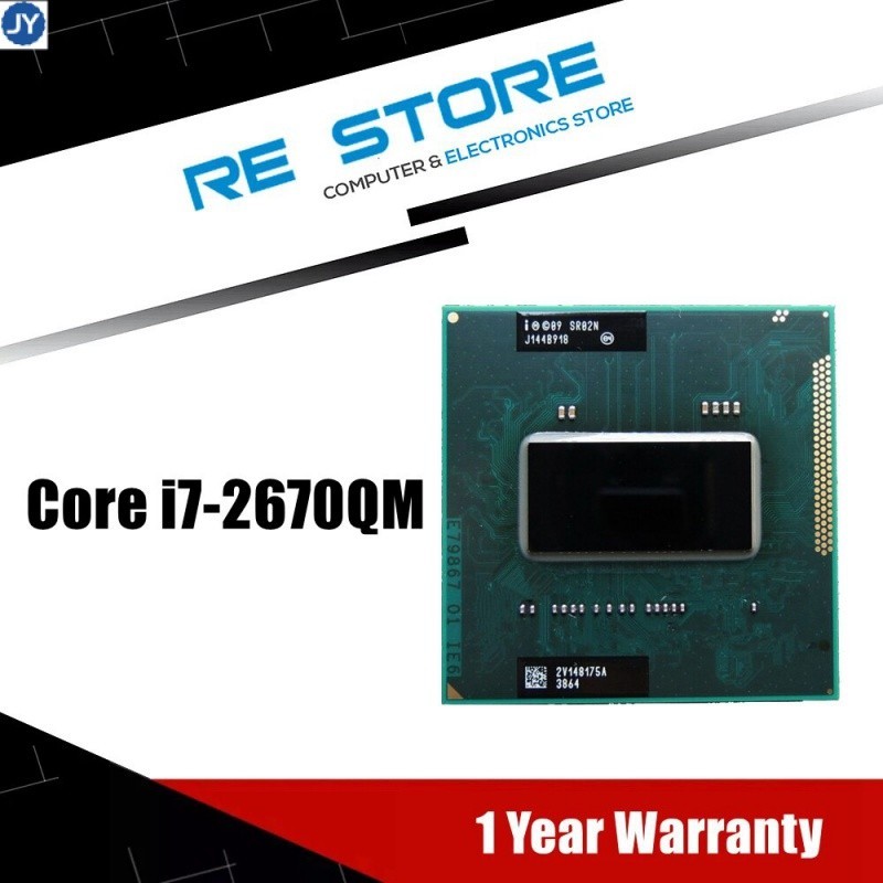 英特爾 【現貨】 Intel Core i7-2670QM 2.2GHz 6MB Socket G2 移動CPU i7處