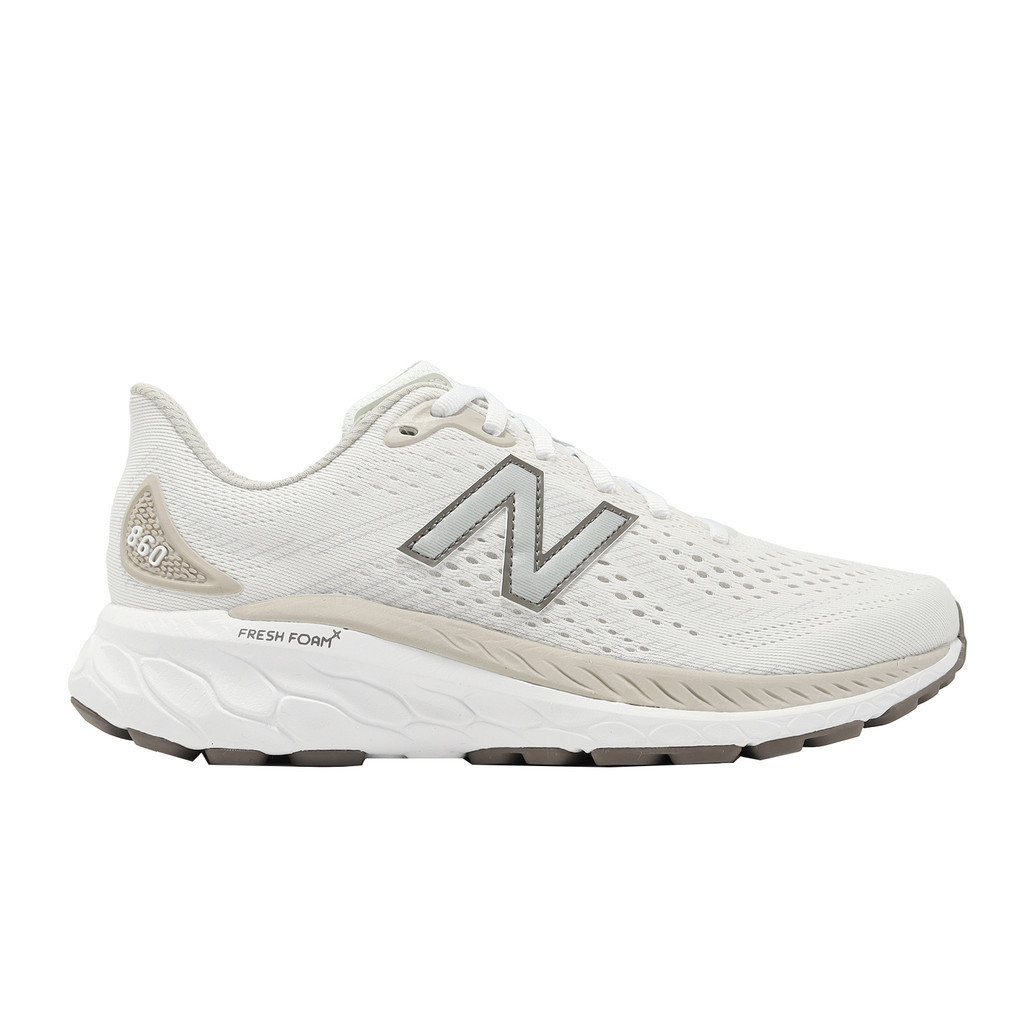 New Balance 860 v13 女鞋 緩震中底 米白 奶茶 馬拉松 運動鞋 [YUBO] W86013JD