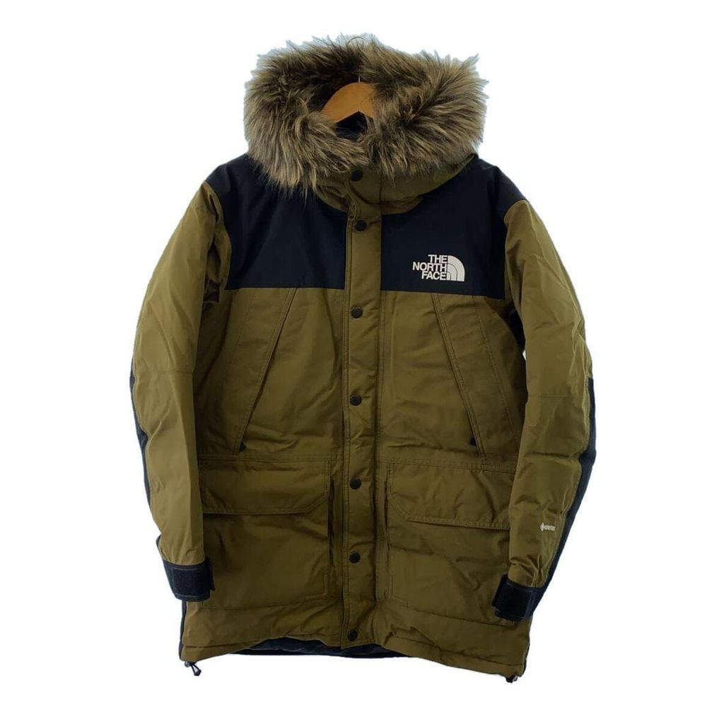 THE NORTH FACE 羽絨服 夾克外套Gore-Tex 卡其色 日本直送 二手