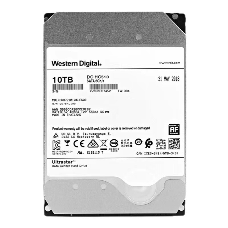 含稅開發票 WD HC510 10TB  7200轉 企業級硬碟 NAS硬碟 SATA硬碟 中古硬碟