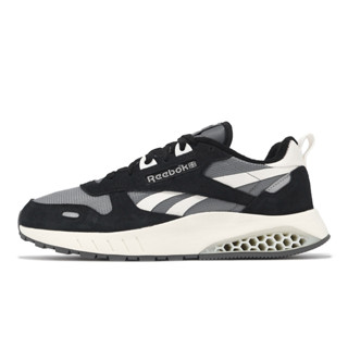 Reebok 休閒鞋 Classic Leather Hexalite 蜂巢科技 黑 灰 復古 男鞋 100074408