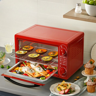 【✨現貨 宅配到府🚛】現代電烤箱 家用48升 大容量 烘焙蛋糕機 全自動多功能小型商用烤箱 廚房烤箱