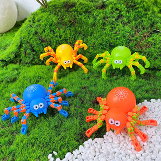 1PC DIY鏈條玩具系列 百變青蛙蠍子蜘蛛眼鏡蛇骨架人機械陀螺