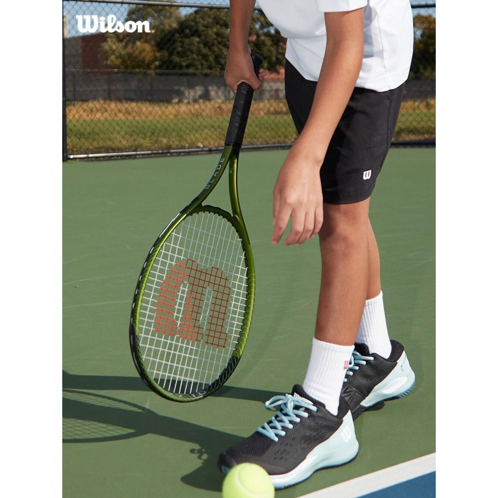 【現貨 好品質】網球拍 球拍 Wilson威爾勝官方青少年兒童單人訓練進階輕量網球拍Blade Feel