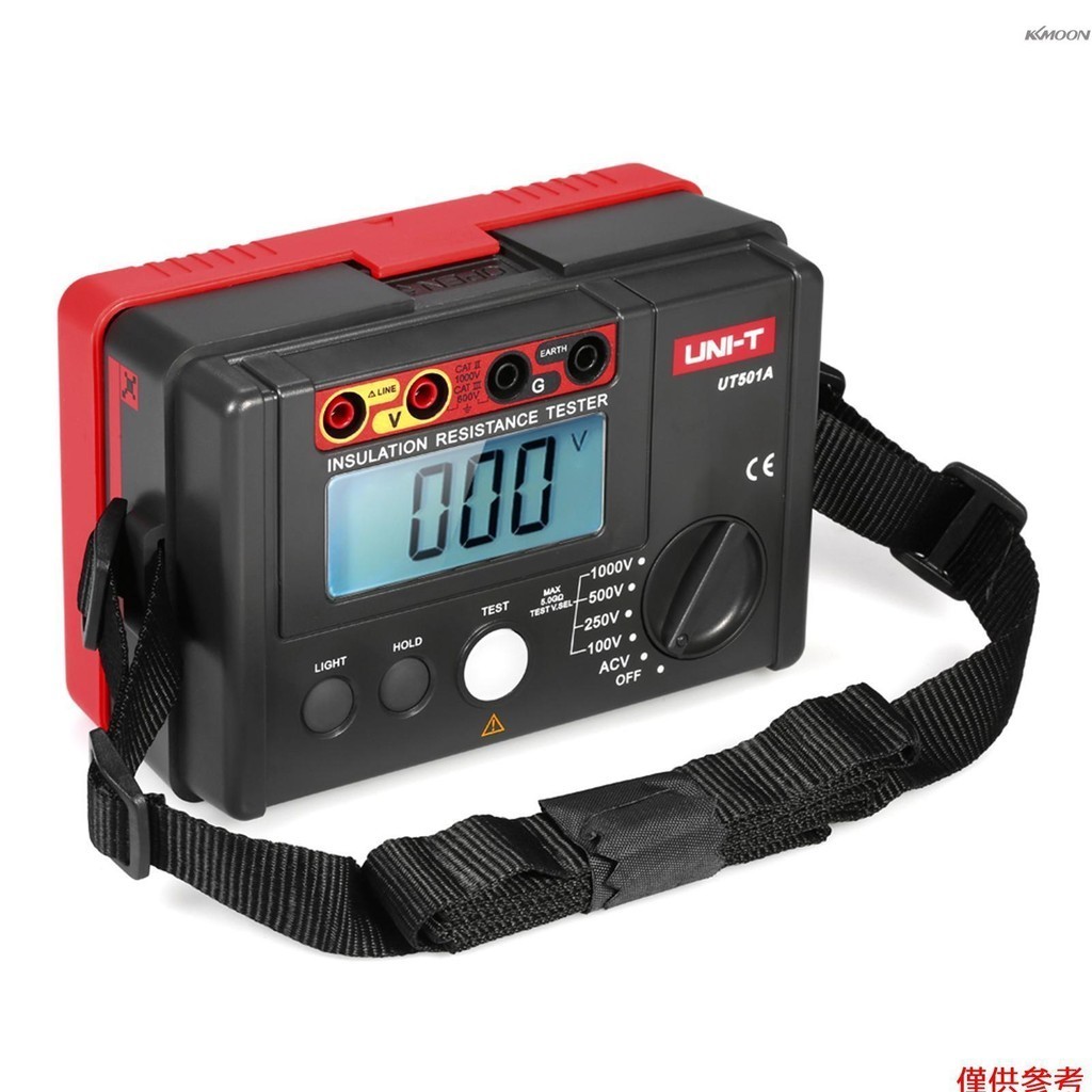 Uni-t UT501A 1000V 絕緣電阻表接地測試儀兆歐錶帶 LCD 背光