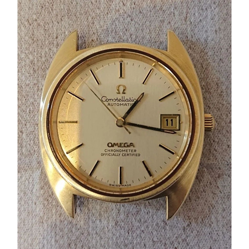 OMEGA 歐米茄 手錶 星座系列 C-Line 金色 日本直送 二手