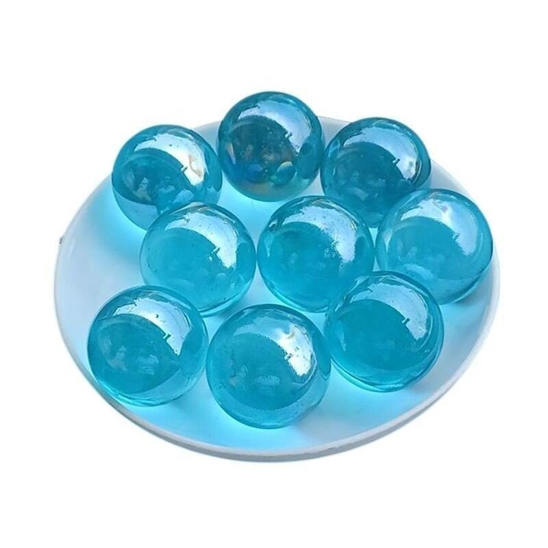 【新款】大彈珠玻璃珠遊戲機彈珠滾滾球工藝飾玻璃球兒童玩具珠25mm七彩珠
