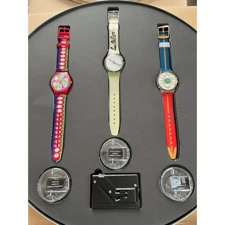 近全新 Swatch 手錶 CINEMA 100YEARS 黑色 限定 設計概念 日本直送 二手