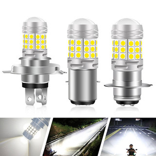 摩托車led大燈遠近光H4 H6 P15D BA20D 42smd 3030 12-24v高亮款