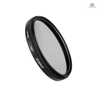 Andoer 58mm 數碼超薄 CPL 圓形偏光鏡偏光玻璃濾鏡適用於佳能數碼單反相機鏡頭 Came-021