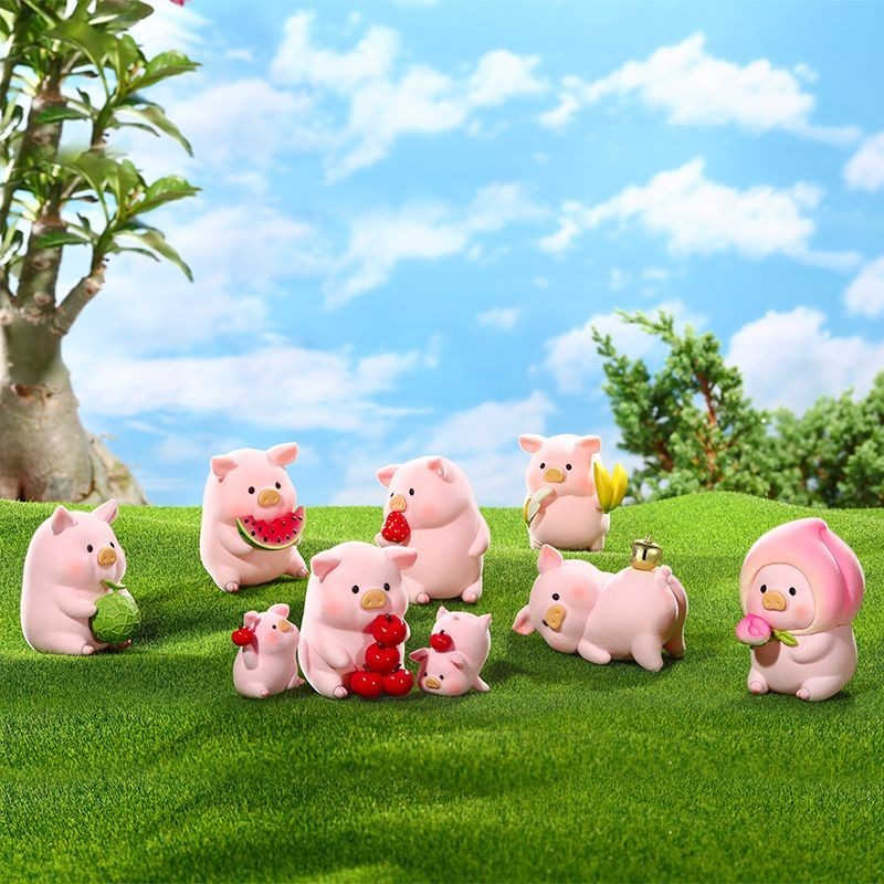 【現貨】lulu 豬 lulu lulu豬 罐頭豬 lulu新品萌豬水果系列潮玩可愛小豬禮物盲盒