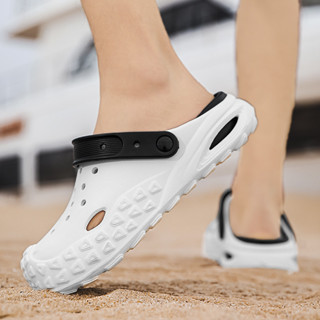 Socrs 2024時尚男士破洞鞋穿防滑沙灘涼鞋潮流休閒透氣厚底高品質