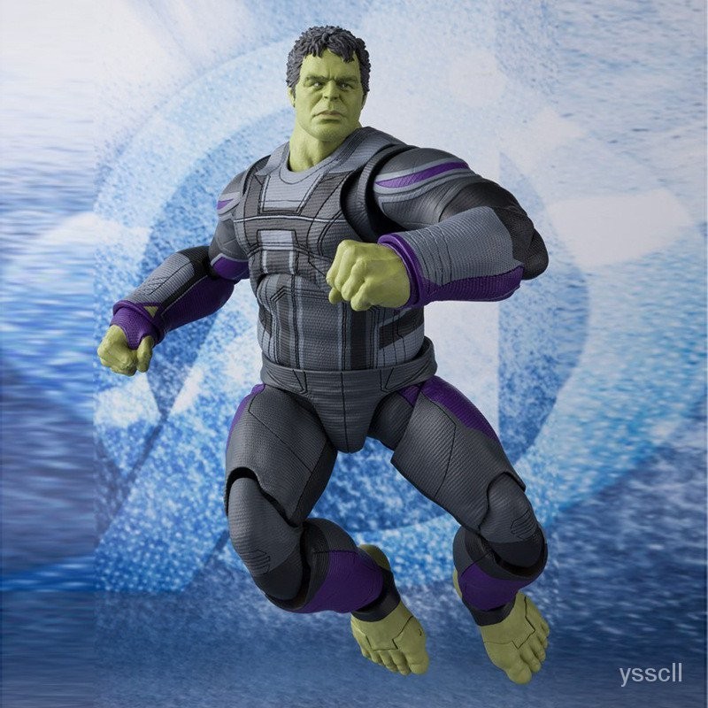 《關注有禮》復仇者聯盟4終局之戰SHF綠巨人2代Thanos可動人偶手辦模型公仔