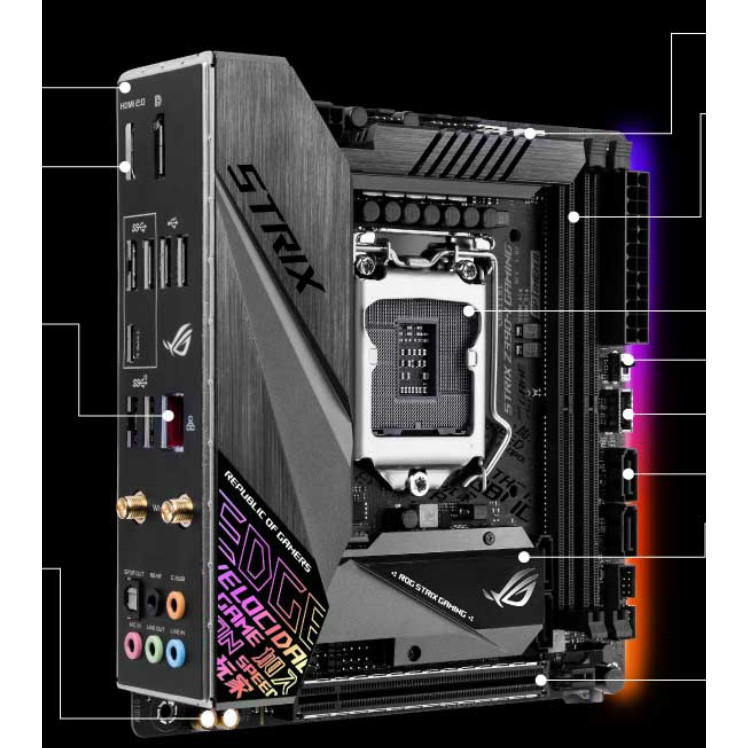 【現貨 品質保障】全新Asus/華碩 ROG STRIX Z390-I GAMING  支持I9 9900K  雙M.2