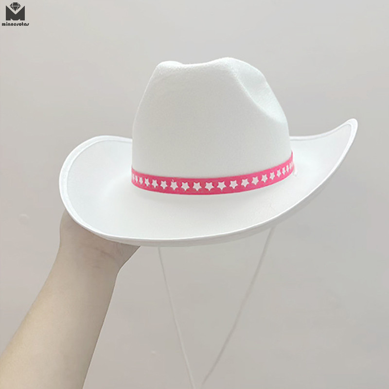 [CLRD] 白色帽子服裝配飾西部牛仔帽多用途裝飾兒童女孩服裝角色扮演道具裝飾品 AOQ