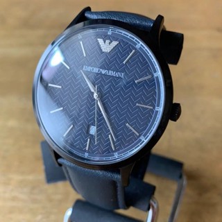 近全新 EMPORIO ARMANI 手錶 ar2479 男士 石英 黑 日本直送 二手