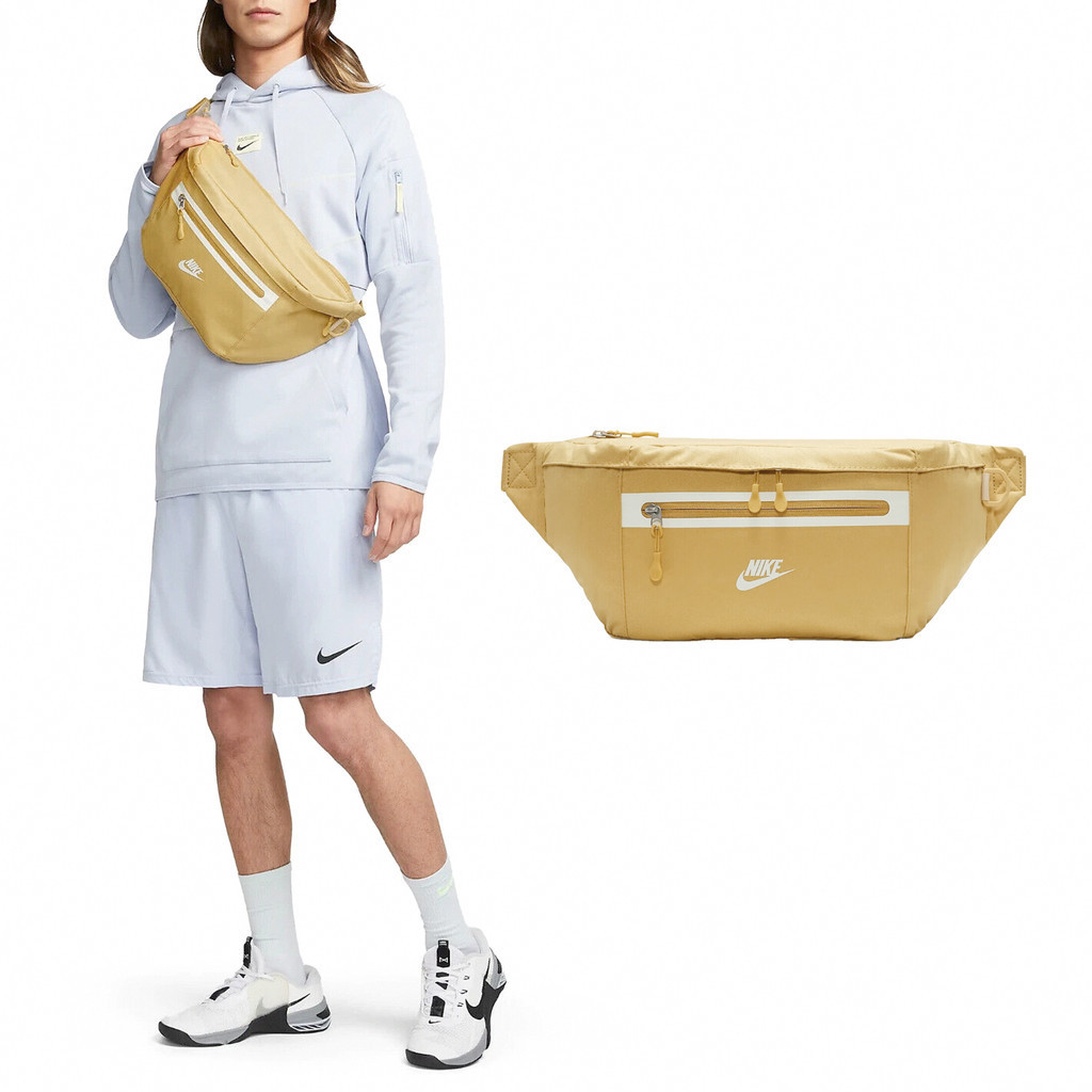 Nike 包包 Elemental 男女款 黃 斜背包 側背包 腰包 大容量  [ACS] DN2556-725