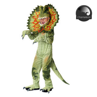 萬聖節兒童表演服侏羅紀世界三角龍cosplay可愛恐龍動物扮演服裝
