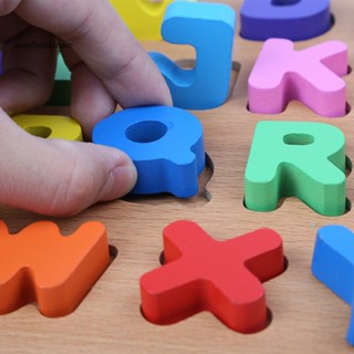 男孩兒童字母 ABC 數字木製學習玩具兒童益智拼圖板 AVIXML