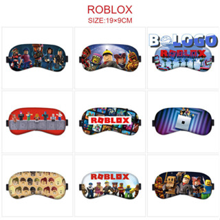 Roblox 虛擬世界遊戲周邊眼罩 個性冷熱敷眼罩 卡通可愛遮光睡眠護眼罩
