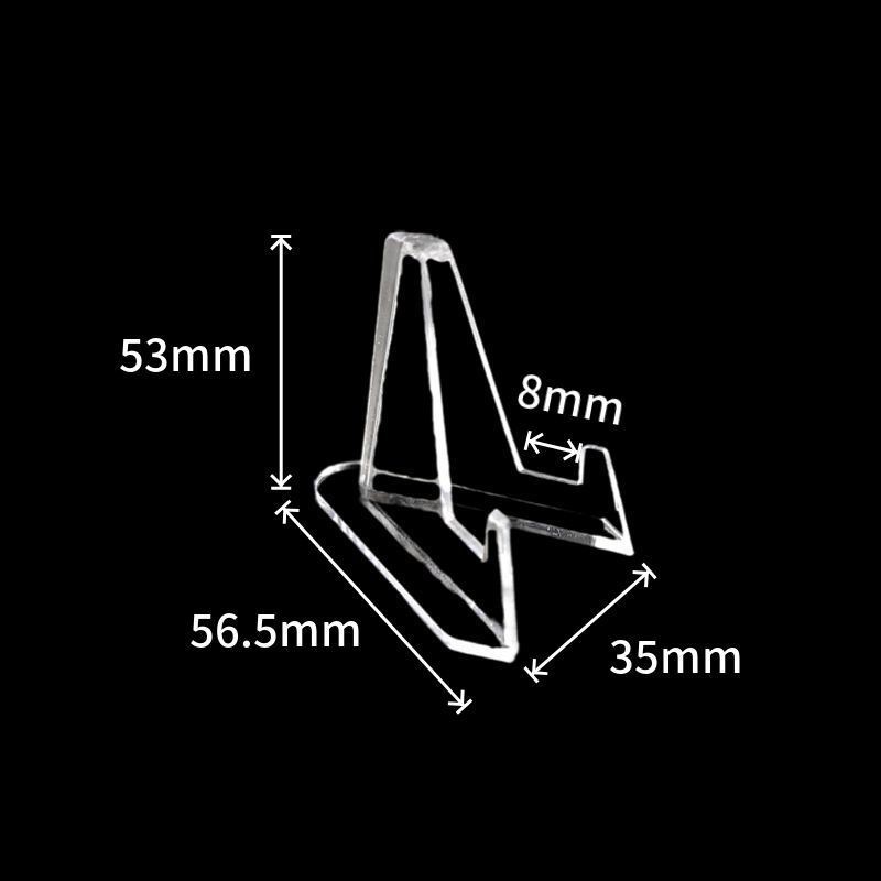 透明支架 錢幣三角架紀念幣古幣水晶盒鑑定盒 硬幣盒展示架固定架 MLMO