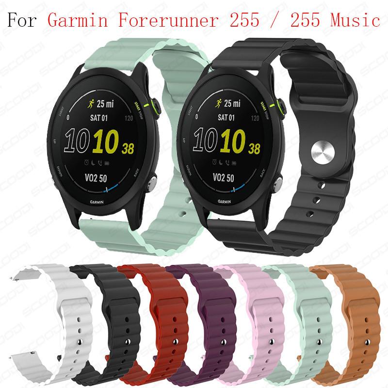 矽膠錶帶適用於Garmin Forerunner 965 955 265 255智能手錶