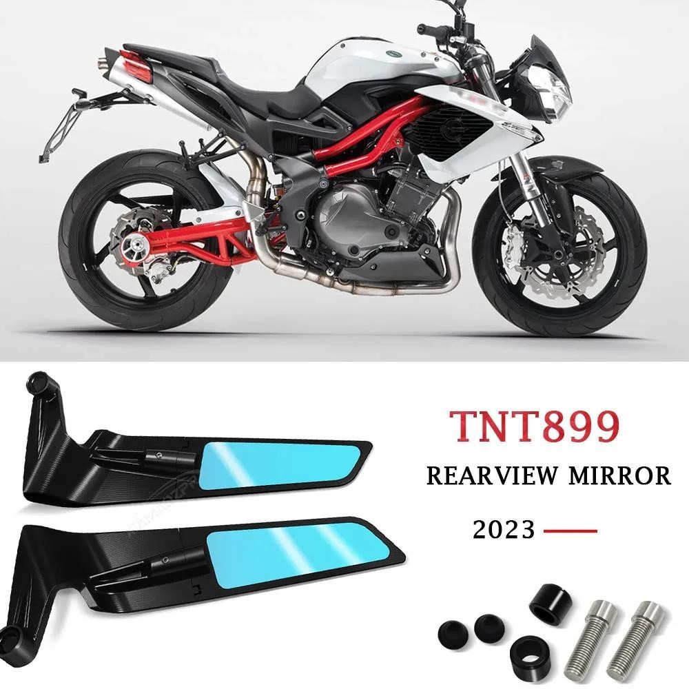 適用於 Benelli tnt899 摩托車配件後視鏡可調節側後視鏡 tnt899