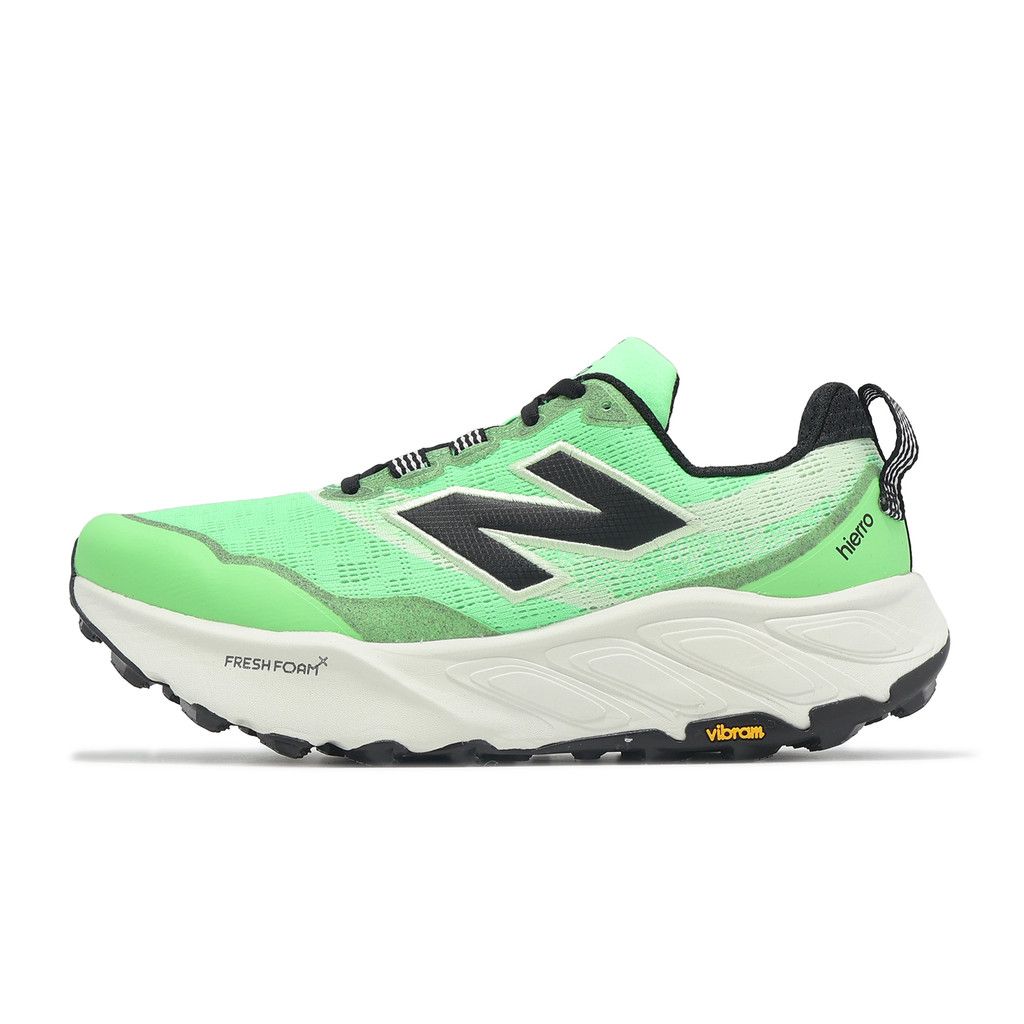 New Balance NB 越野跑鞋 Hierro V9 男鞋 綠 黑 寬楦 路跑 [ACS] MTHIERF9-2E