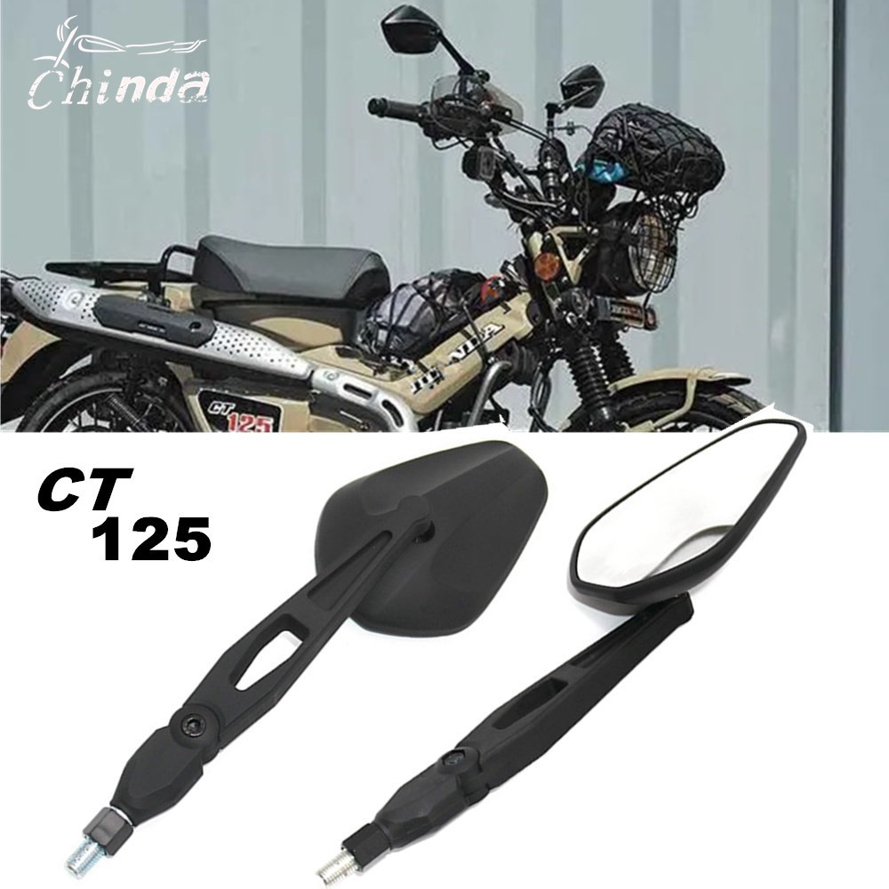 HONDA 摩托車後視鏡適用於本田 CT125 CT125 Trail 125 Hunter Cub 2020 2021