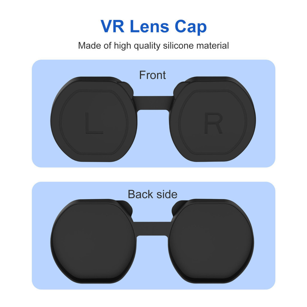 適用新款索尼VR PSVR2鏡頭防塵矽膠蓋 PSVR2配件眼鏡矽膠防塵蓋