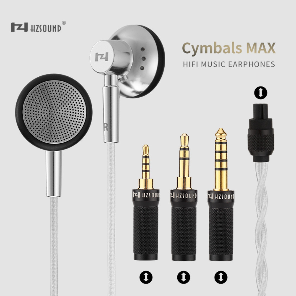 Hzsound Cymbals Max 有線耳機 15.4mm 驅動單元高純度無氧無氧銅+鍍銀 OFC 線高保真耳機